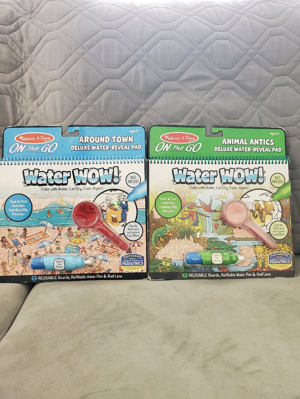 Melissa & Doug Water Wow Deluxe water reveal on the go with search lense